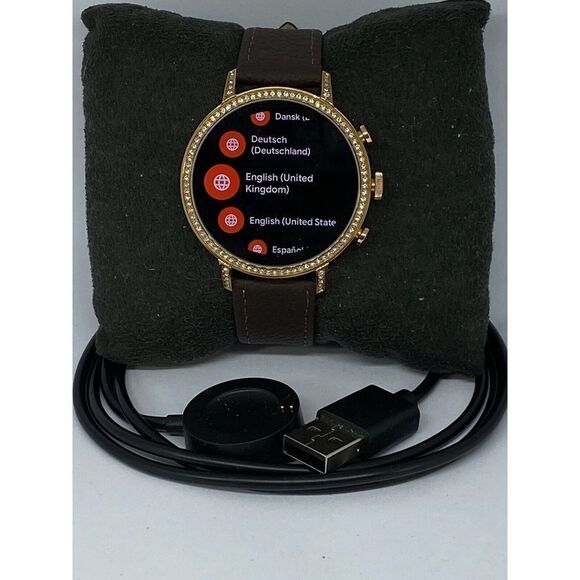 Fossil Gen 4 Authentic Digital Dial Smart Watch Custom Band FTW6011 CR147 - Picture 1 of 12